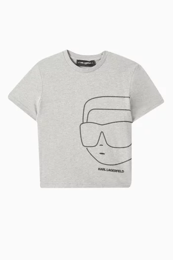Logo-print T-shirt in Organic Cotton