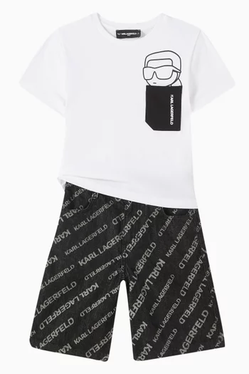 Logo-print T-shirt in Cotton-jersey