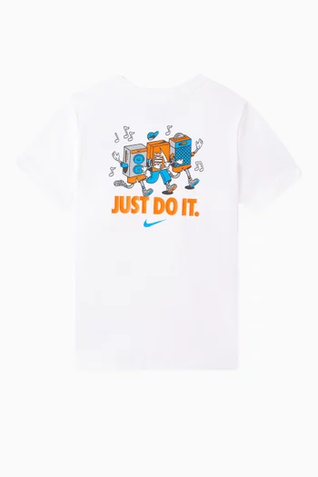 Printed T-shirt in Cotton