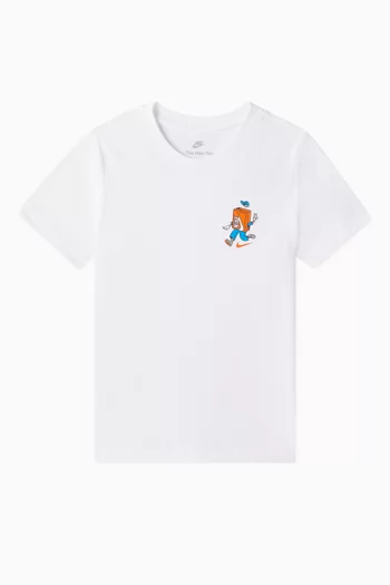 Printed T-shirt in Cotton