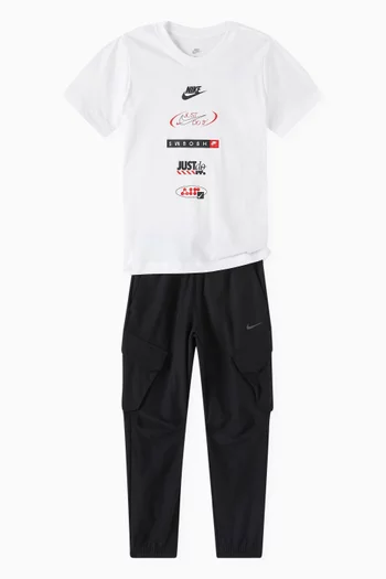 Graphic Logo T-Shirt in Cotton