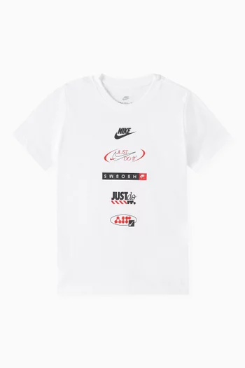 Graphic Logo T-Shirt in Cotton