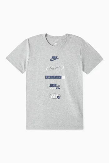 Graphic Logo T-Shirt in Cotton