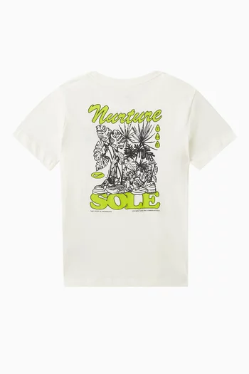 Nurture The Sole Graphic T-shirt in Cotton Jersey