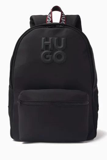 Logo-applique Backpack in Nylon