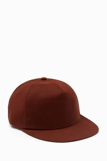 Five-panel Cap in Cotton