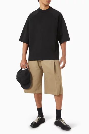 Raglan Box T-shirt in Cotton