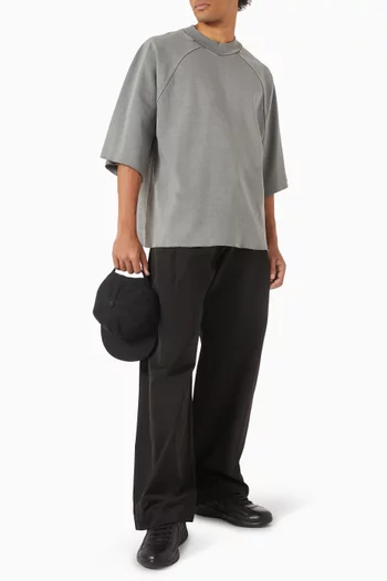 Raglan Box T-shirt in Cotton