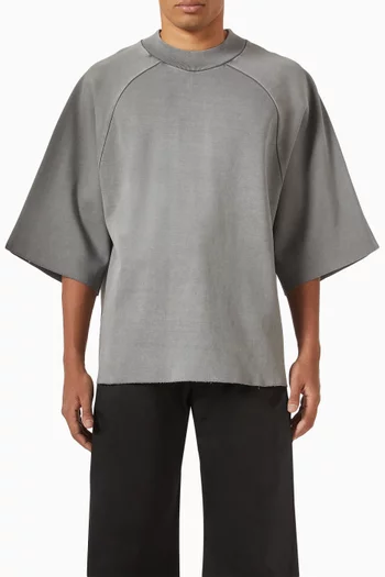 Raglan Box T-shirt in Cotton