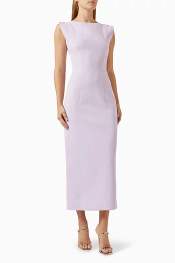 Singular Structured-shoulder Dress