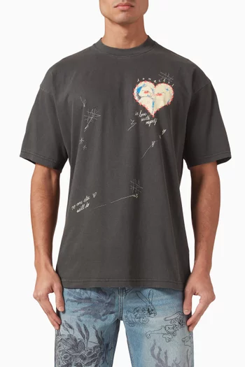 Myself T-shirt in Cotton