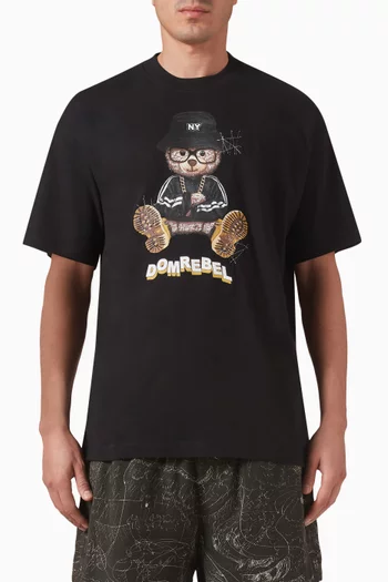 NY Bear VTG T-shirt in Cotton
