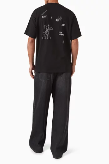 Weekdays T-shirt in Cotton