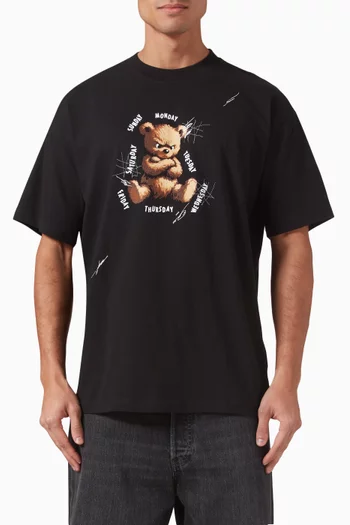 Weekdays T-shirt in Cotton