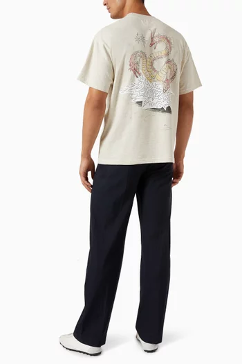 Conflict T-shirt in Cotton Jersey