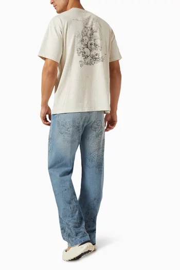 Bones T-shirt in Cotton Jersey