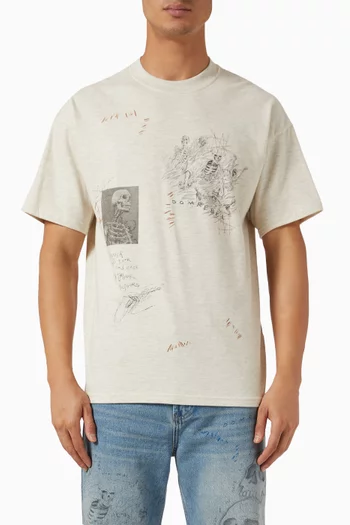 Bones T-shirt in Cotton Jersey