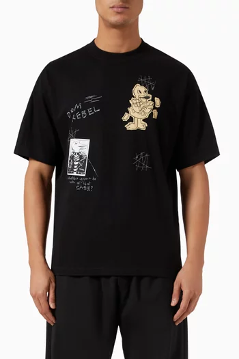 Dollars T-shirt in Cotton Jersey