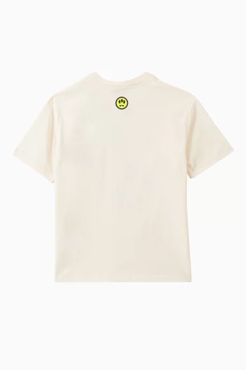 تي شيرت بطبعة غرافيتي جيرسيه