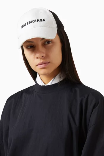 Upcycled Logo Cap in Cotton