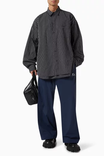 Logo Track Pants in Nylon