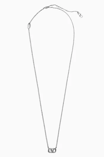 Valentino Garavani VLogo Signature Necklace in Metal
