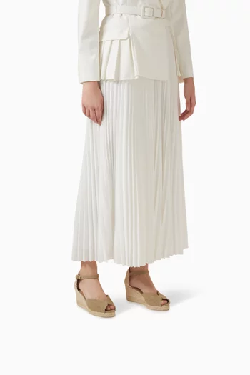 Bianca 60 Espadrille Wedges in Canvas