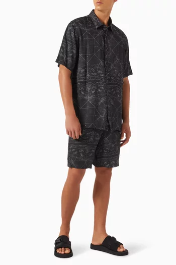 Kaleidoscope-print Shirt in Viscose