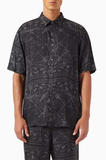Kaleidoscope-print Shirt in Viscose