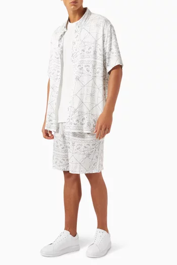 Kaleidoscope-print Shirt in Viscose