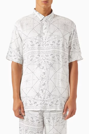 Kaleidoscope-print Shirt in Viscose