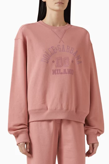 Logo Sweatshirt in Cotton
