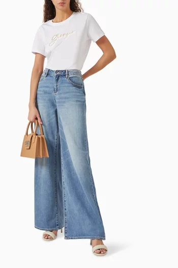 Boot-cut Jeans in Denim