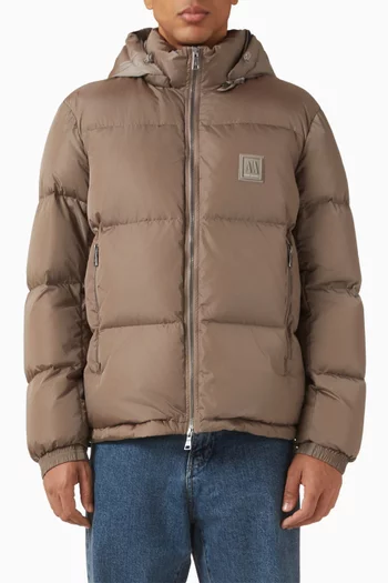 AX Logo Down Jacket