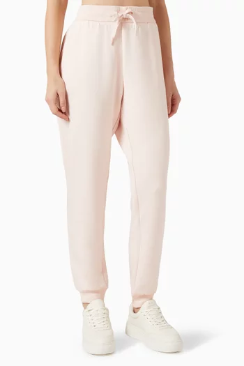 بنطال رياضي بشعار الماركة قماش سكوبا