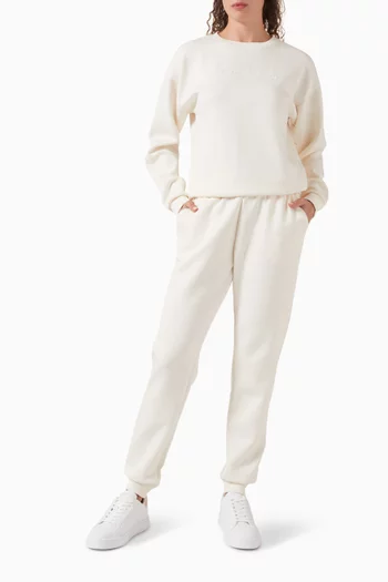 Logo Sweatpants in Scuba Fabric