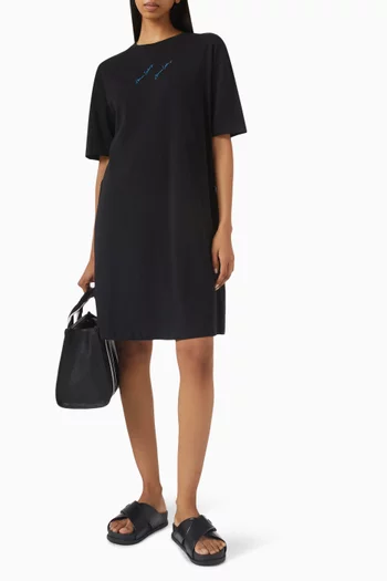 The Grid AX Logo T-shirt Dress in Cotton-jersey