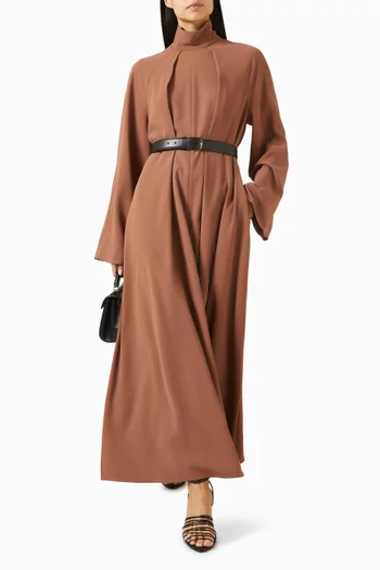 High-neck Kaftan in Çeramica