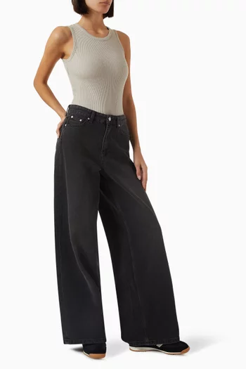 Mid-rise Wide-leg Jeans