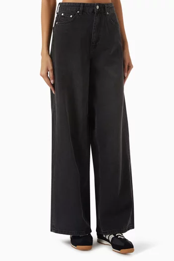 Mid-rise Wide-leg Jeans