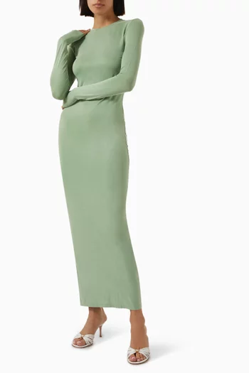 Shadow Midi Dress in Jersey