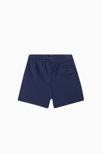 Embroidered-pony Bermuda Shorts in Cotton