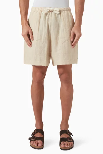 Las Garzas Shorts in Linen