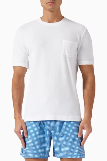 Pocket T-shirt in Cotton-terry