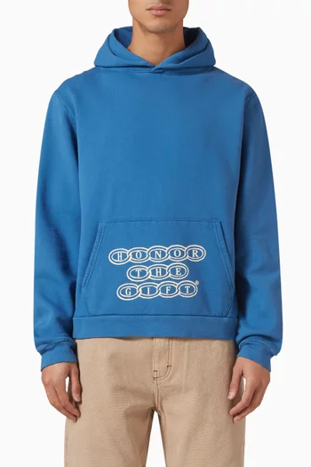 Chainlink Logo Hoodie in Cotton-fleece