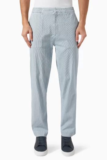 Wylson Pants in Striped Hickory Cotton