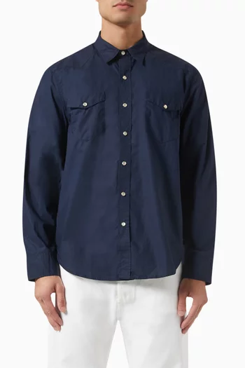 Maverick Shirt in Cotton Poplin