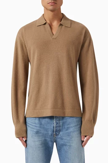 Simone Polo Shirt in Cashmere