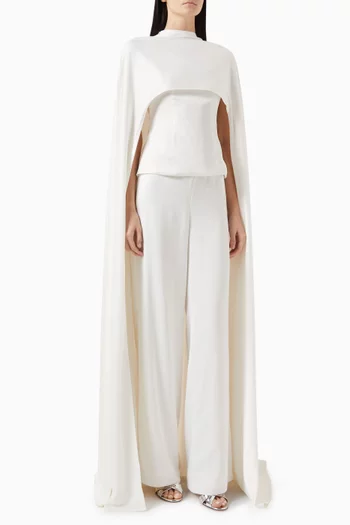 Kamaria 3-piece Cape Top & Pants Set