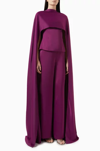 Kamaria 3-piece Cape Top & Pants Set